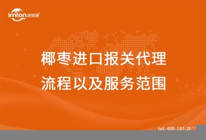 椰棗進口報關代理流程以及服務范圍